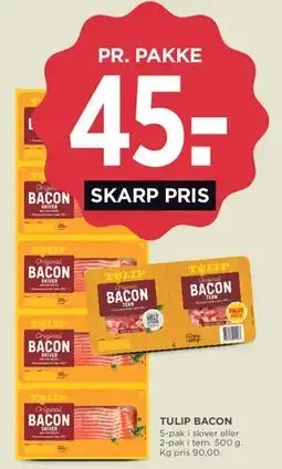 MENY Tulip Bacon tilbud