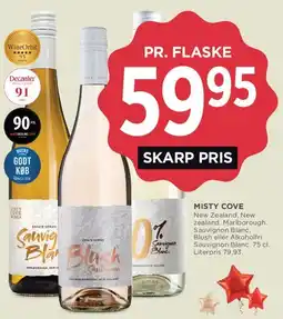 MENY Misty Cove / Sunrise (rosé & hvid) tilbud