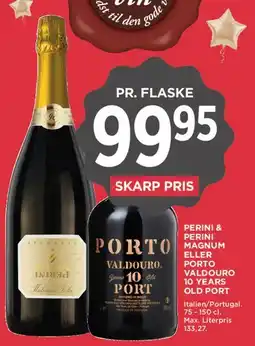 MENY Perini & Perini Magnum eller Porto Valdouro 10 Years Old Port tilbud