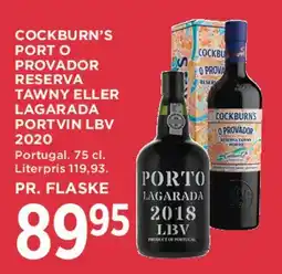 MENY Cockburn's / Provador Porto (reserva) tilbud