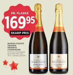 MENY Baron-Fuente Grande Réserve Champagne tilbud