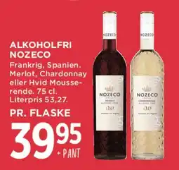 MENY Nozeco (alkoholfri vin) tilbud
