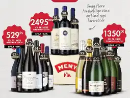 MENY Vin kasser / Smagekasser tilbud