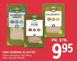 MENY Den Grønne Slagter kyllingebryst tilbud