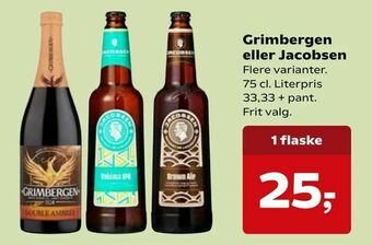 Kvickly Grimbergen eller Jacobsen tilbud