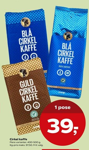 Kvickly Cirkel kaffe tilbud