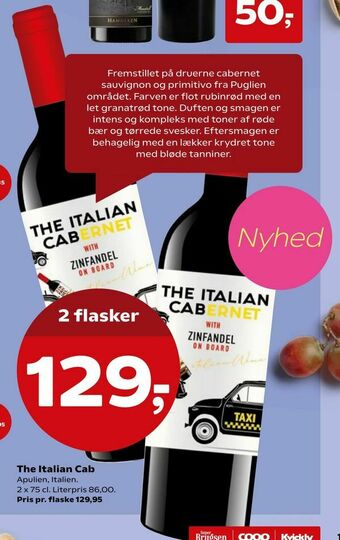 Kvickly The Italian Cab tilbud
