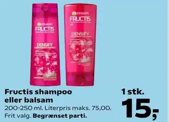 Fructis shampoo eller balsam