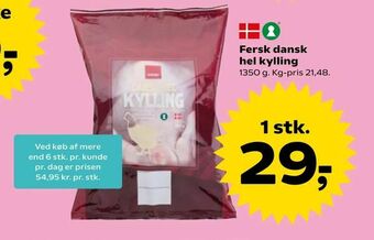 Kvickly hel kylling tilbud