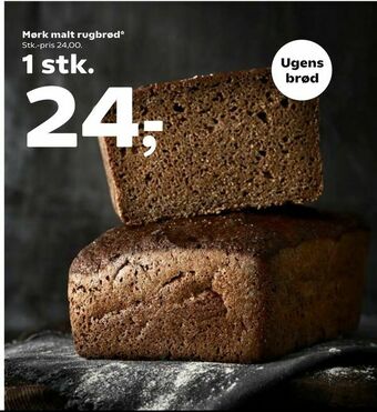 Kvickly Mørk malt rugbrød tilbud