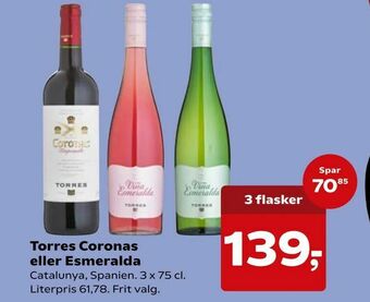 Kvickly Torres Coronas eller Esmeralda tilbud