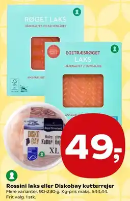 Kvickly Rossini laks eller Diskobay kutterrejer tilbud