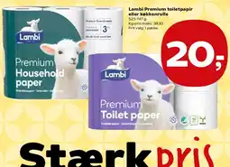 Kvickly Lambi Premium (Household paper / Toilet paper) tilbud