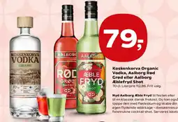 Kvickly Koskenkorva Organic Vodka, Aalborg Rød Grød eller Aalborg Æblefryd Shot tilbud