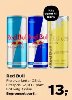 Kvickly Red Bull tilbud