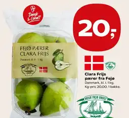 Kvickly Fejø pærer - Clara Frijs tilbud