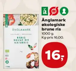 Kvickly Änglamark økologiske brune ris tilbud