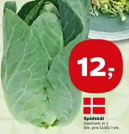 Kvickly Spidskål tilbud