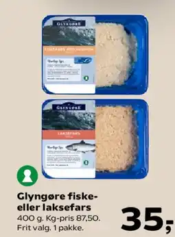 Kvickly Glyngøre fiskefars / laksefars tilbud