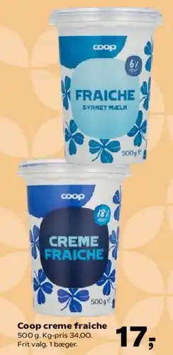 Kvickly Coop creme fraiche tilbud
