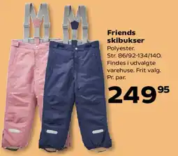 Kvickly Friends skibukser tilbud