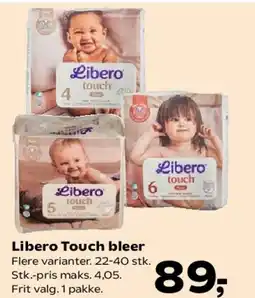 Kvickly Libero Touch bleer tilbud