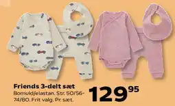 Kvickly Friends 3-delt sæt tilbud