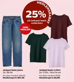 Kvickly Jackpot basic jeans tilbud