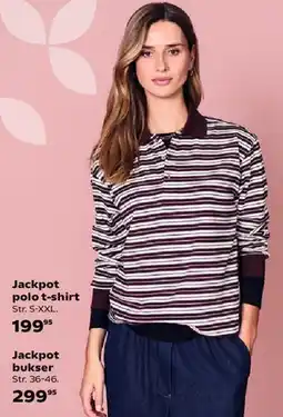 Kvickly Jackpot polo t-shirt tilbud