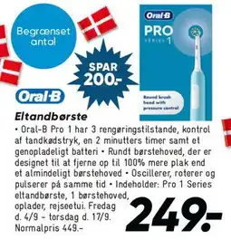 Bilka Oral-B eltandbørste tilbud