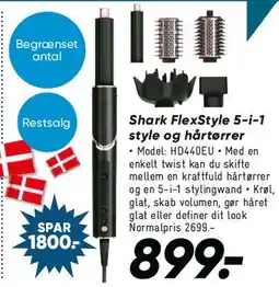 Bilka Shark FlexStyle 5-i-1 style og hårtørrer tilbud
