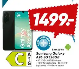 Bilka Samsung Galaxy A26 5G 128GB tilbud