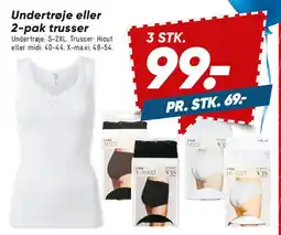 Bilka Undertrøje eller 2-pak trusser tilbud