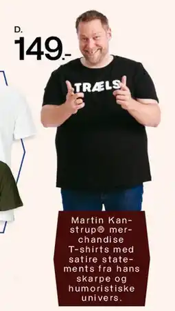 Bilka Martin Kanstrup T-shirt tilbud