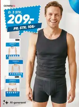 Bilka OLYMPIA 3 stk. tilbud