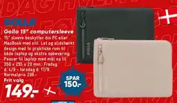 Bilka Golla 15 computer sleeve tilbud