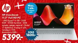 Bilka HP Omnibook 17.3 Full HD tilbud