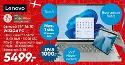 Bilka Lenovo 14 16:10 WUXGA laptop tilbud