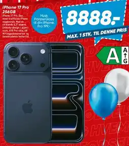 Bilka iPhone 17 Pro 256GB tilbud