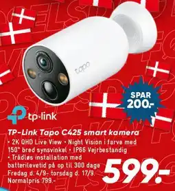 Bilka TP-Link Tapo C425 smart kamera tilbud