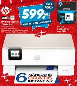 Bilka HP Envy Inspire 7920e AIO printer tilbud