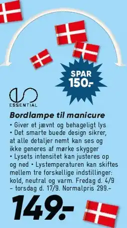 Bilka Bordlampe til manicure tilbud