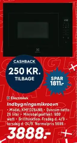 Bilka Electrolux indbygningsmikroovn tilbud