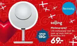 Bilka Makeupspejl tilbud