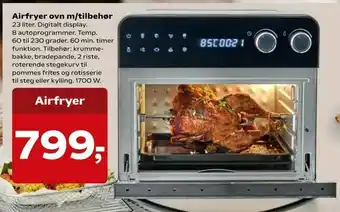 Kvickly Airfryer ovn m/tilbehør tilbud