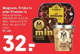 SPAR Magnum / Frisko Is eller Premier tilbud