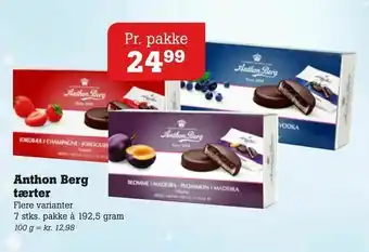 Poetzsch Padborg Anthon Berg tærter tilbud