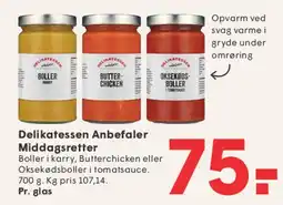 SPAR Delikatessen Anbefaler Middagsretter tilbud