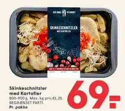 SPAR Skinkeschnitzler med Kartofler tilbud