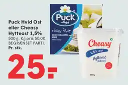 SPAR Puck Hvid Ost / Cheasy Hytteost tilbud